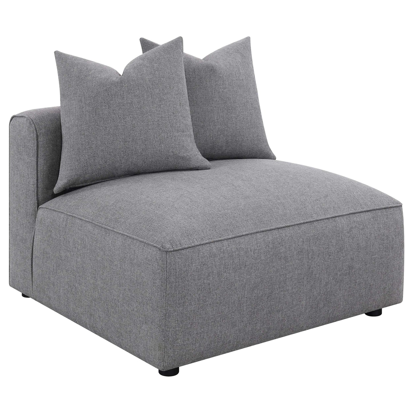 Jennifer Upholstered Modular Sectional Grey