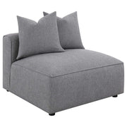 Seccional modular tapizado Jennifer gris