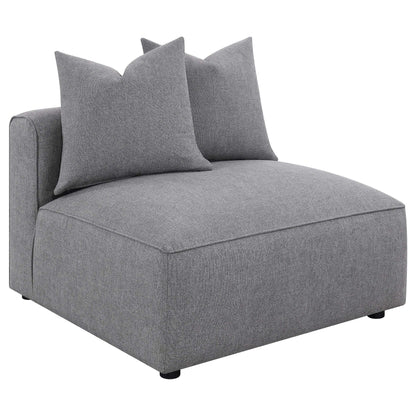 Jennifer Upholstered Modular Sectional Grey