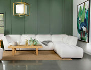 Sofá modular seccional tapizado Sunny color carbón