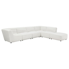 Sofá modular seccional tapizado Sunny color carbón