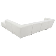 Sofá modular seccional tapizado Sunny color carbón