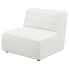 Silla tapizada sin brazos Sunny Natural