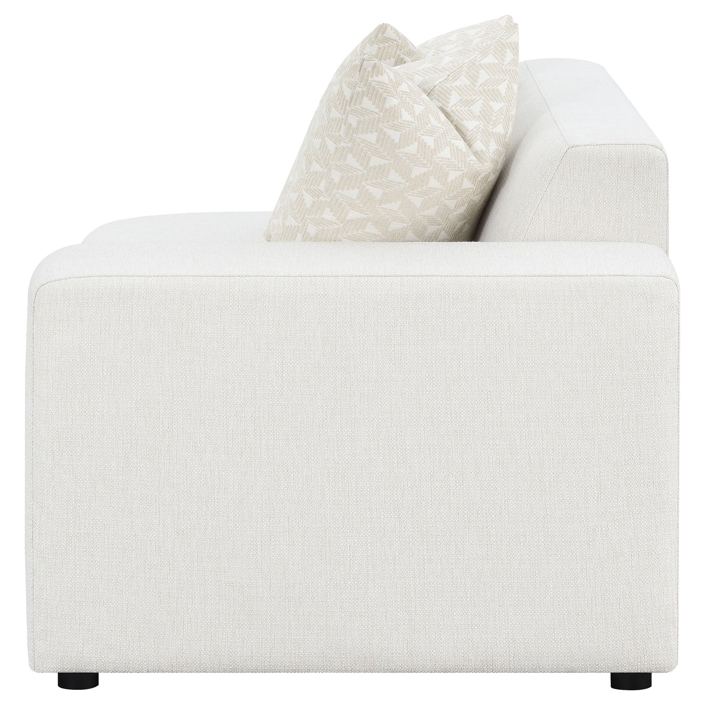 Freddie Upholstered Corner Chair Pearl
