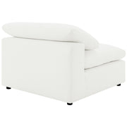 Silla Raleigh Boucle tapizada sin brazos color marfil