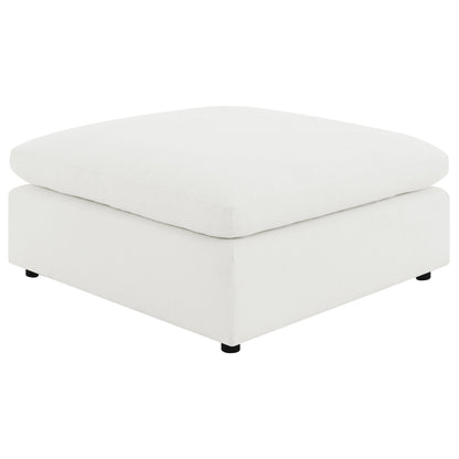 Raleigh Boucle Upholstered Ottoman Grey