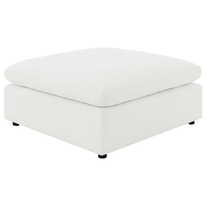 Raleigh Boucle Upholstered Ottoman Grey