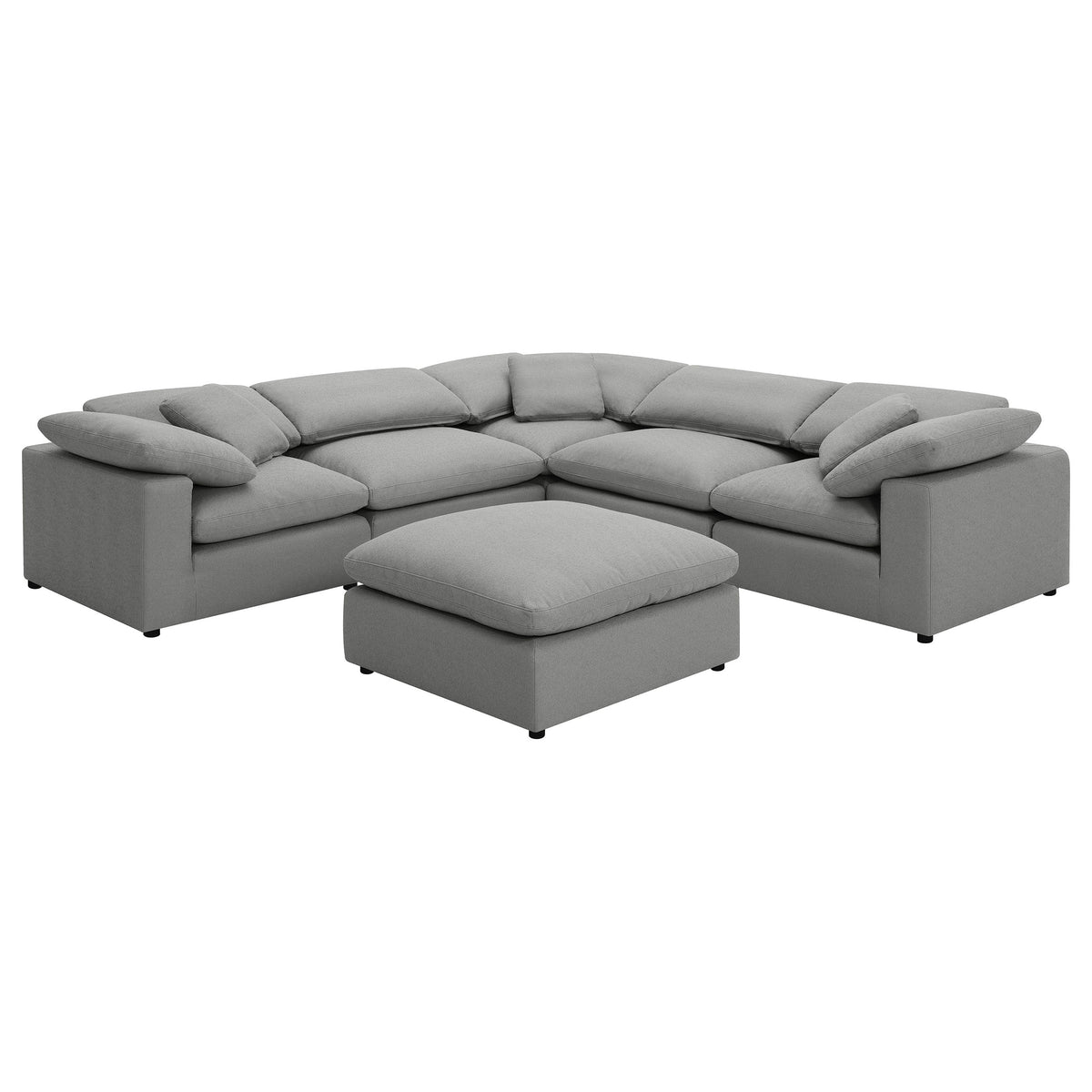 Seccional modular tapizado Raleigh Boucle gris