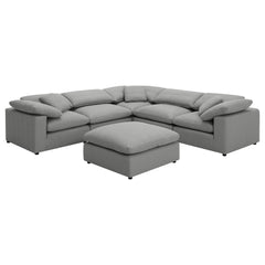 Seccional modular tapizado Raleigh Boucle gris