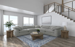 Seccional modular tapizado Raleigh Boucle gris