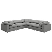 Seccional modular tapizado Raleigh Boucle gris