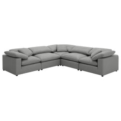 Seccional modular tapizado Raleigh Boucle gris