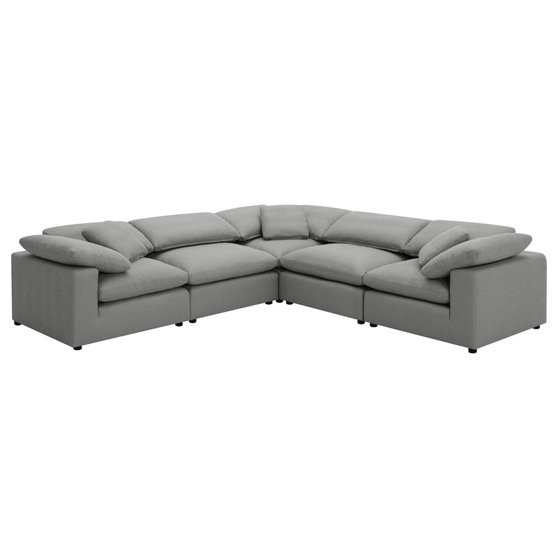 Seccional modular tapizado Raleigh Boucle gris