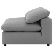 Silla Raleigh Boucle tapizada sin brazos color marfil