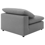 Silla Raleigh Boucle tapizada sin brazos color marfil