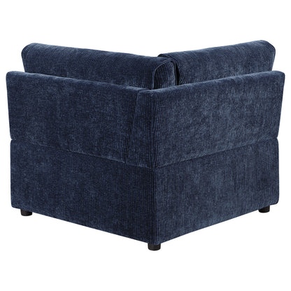 Atlantic 6-piece Upholstered Modular Sectional Sofa Blue