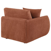 Elysia Fabric Upholstered Modular LAF Chair Coral