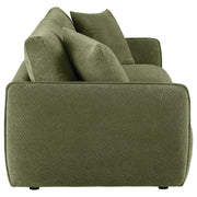 Elysia Fabric Upholstered Modular Lounge Loveseat Green