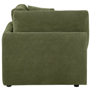 Elysia Fabric Upholstered Modular Corner Chair Green