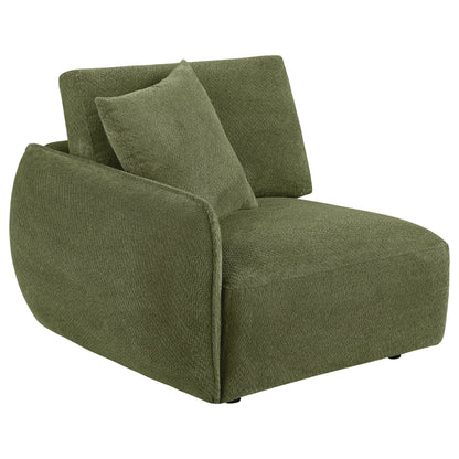 Elysia Fabric Upholstered Modular LAF Chair Green