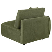 Elysia Fabric Upholstered Modular LAF Chair Green