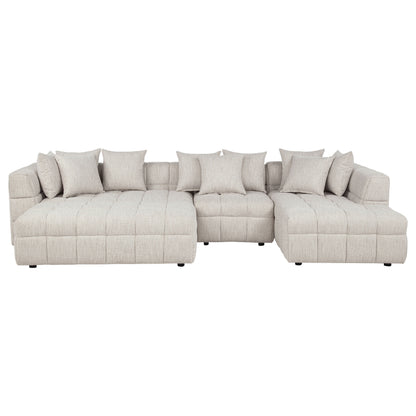 Amara 4-Piece Upholstered Sectional Sofa