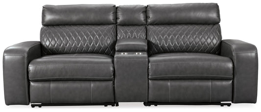 Samperstone 3-Piece Power Reclining Sectional Loveseat