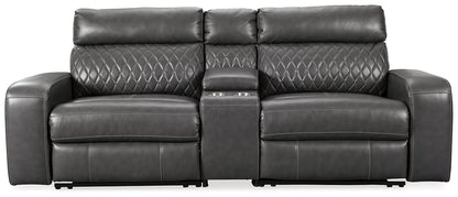 Samperstone Power Reclining Sectional Loveseat