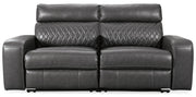 Samperstone 2-Piece Power Reclining Sectional Loveseat
