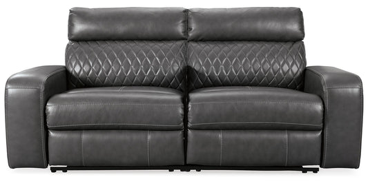 Samperstone 2-Piece Power Reclining Sectional Loveseat