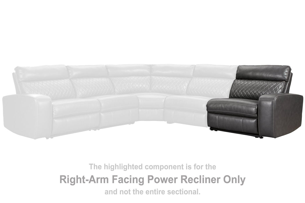 Samperstone Power Reclining Sectional Sofa