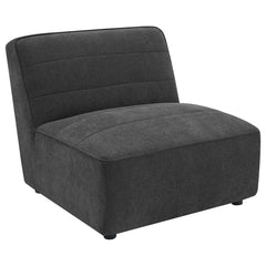 Sunny Upholstered Armless Chair Natural