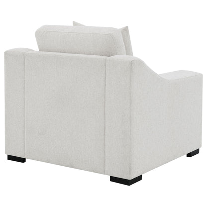 Ashlyn  Upholstered Track Arm Sofa Set Sand