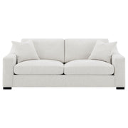 Ashlyn Fabric Upholstered Track Arm Sofa Sand