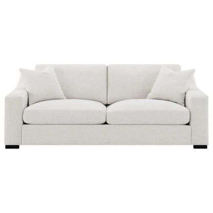 Ashlyn Fabric Upholstered Track Arm Sofa Sand