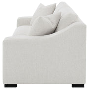 Ashlyn Fabric Upholstered Track Arm Sofa Sand