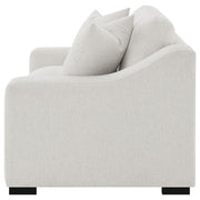 Ashlyn Fabric Upholstered Track Arm Loveseat Sand
