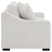 Ashlyn Fabric Upholstered Track Arm Loveseat Sand