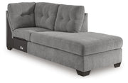 Marleton 2PC Sectional & Oversized Accent Ottoman Set