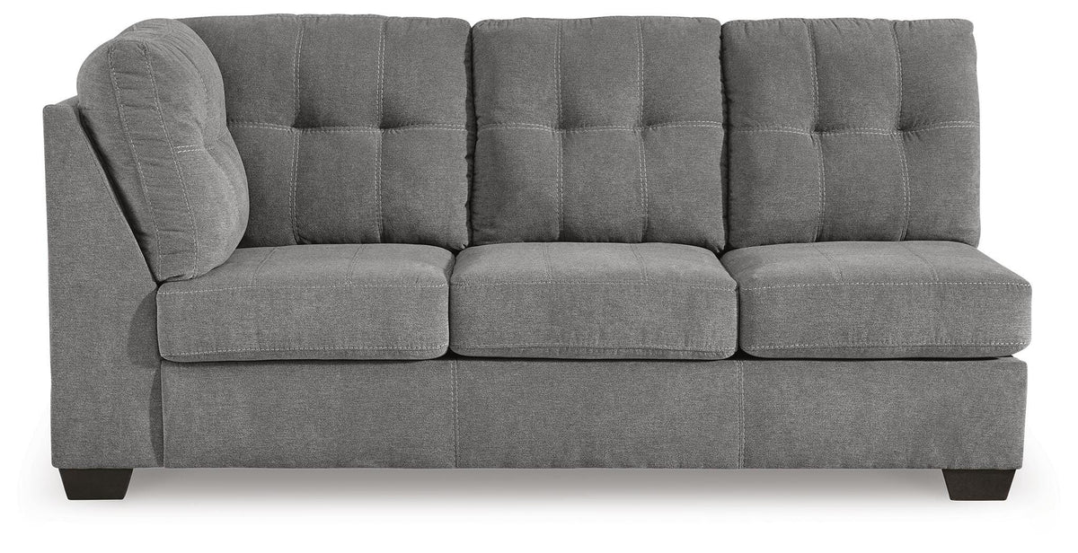 Marleton 2PC Sectional & Oversized Accent Ottoman Set