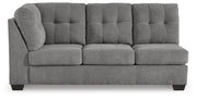 Marleton 2PC Sectional & Oversized Accent Ottoman Set