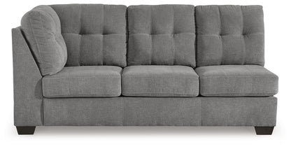 Marleton 2PC Sectional & Oversized Accent Ottoman Set