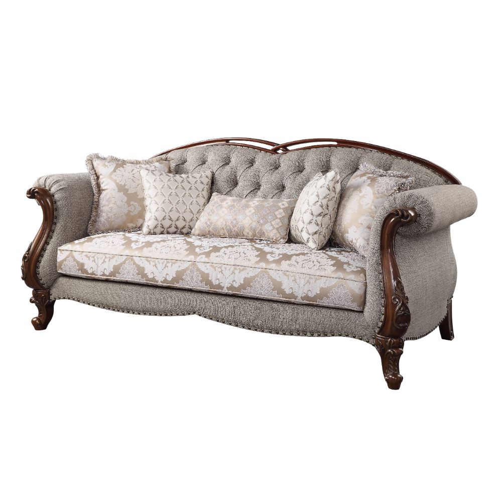 Sofá Miyeon de 88" de largo con 5 almohadas