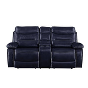 Loveseat móvil Aashi de 78" de largo con consola