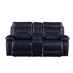 Loveseat móvil Aashi de 78" de largo con consola