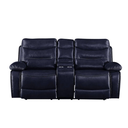 Aashi 78"L Motion Loveseat with Console