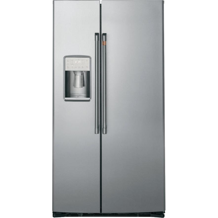  Café 36-inch, 21.9 cu. ft. Counter-Depth Side-by-Side Refrigerator CZS22MP2NS1 IMAGE 1