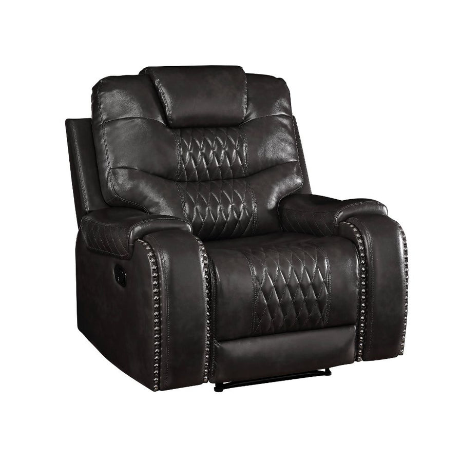 Sillón reclinable móvil tapizado Braylon de 42" de ancho