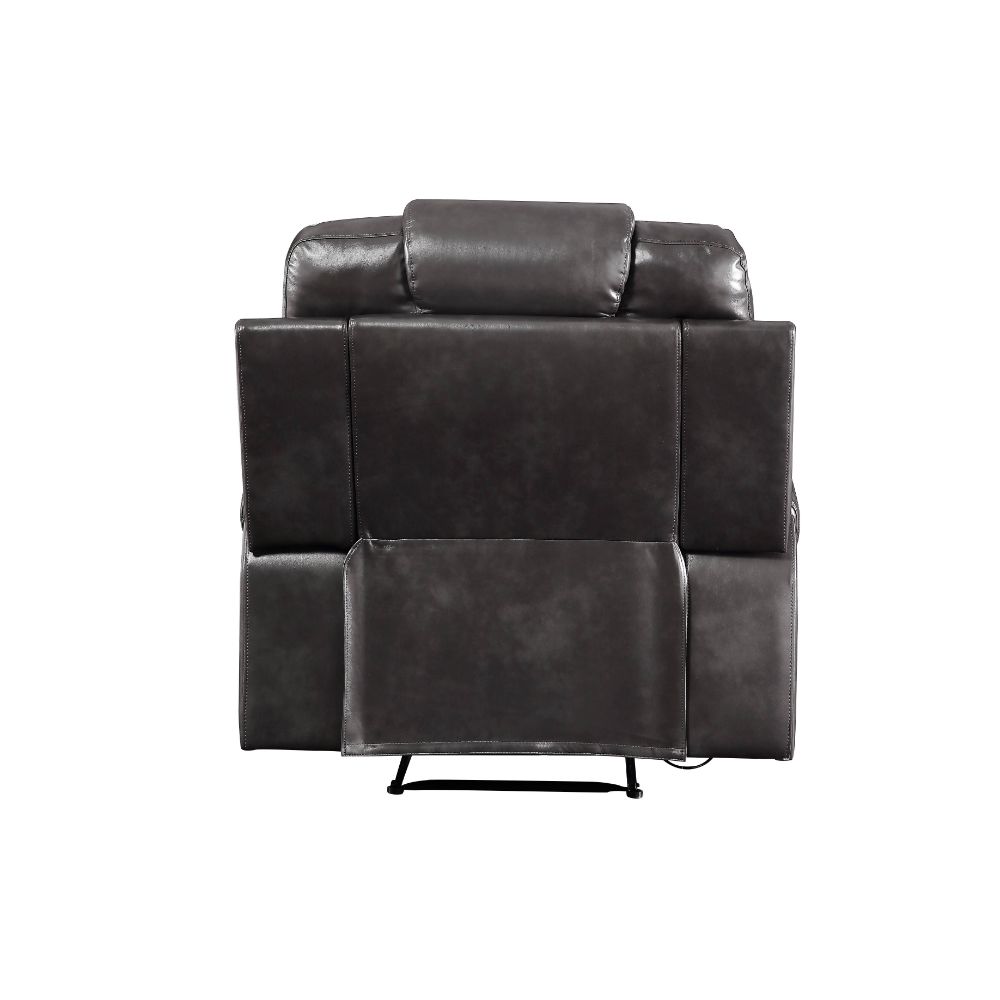 Sillón reclinable móvil tapizado Braylon de 42" de ancho
