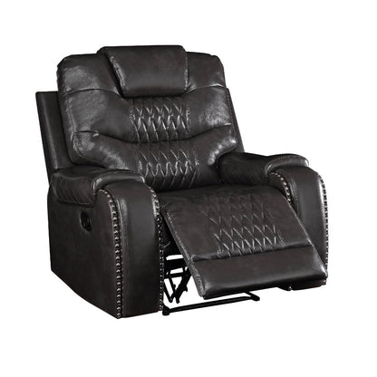 Sillón reclinable móvil tapizado Braylon de 42" de ancho